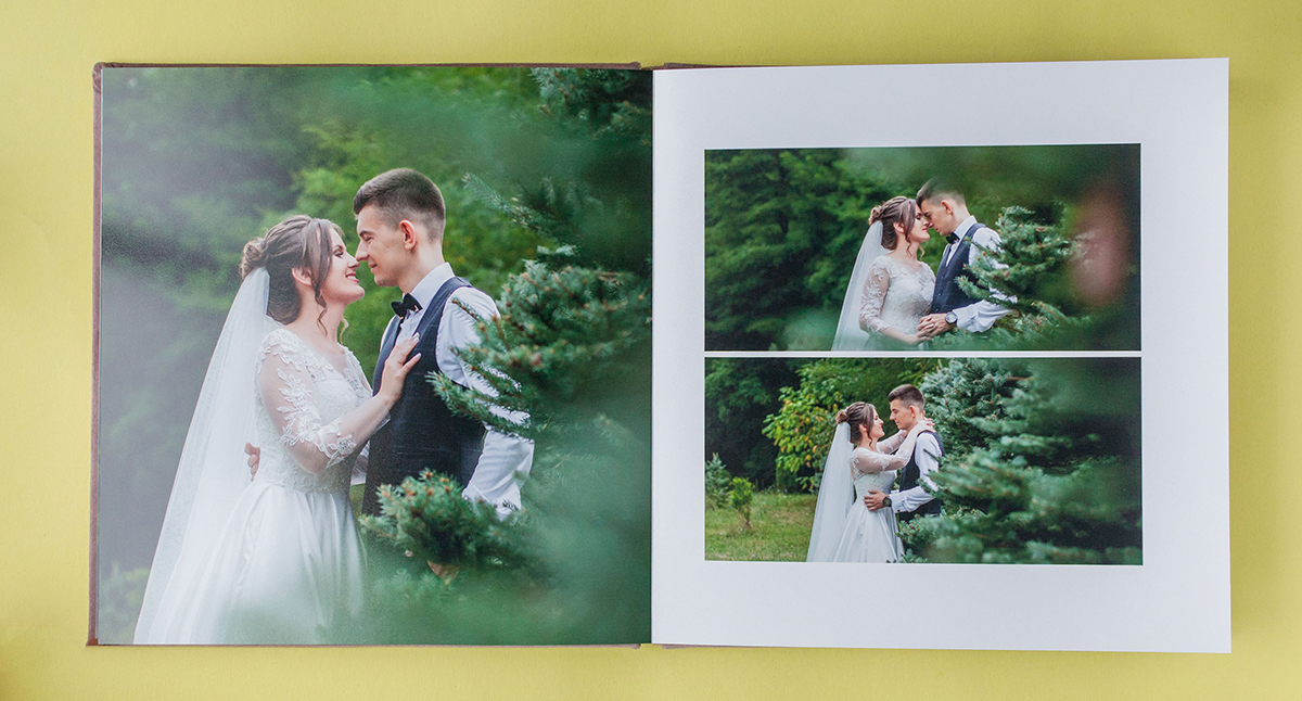 Wedding albums from lightroom and indesign